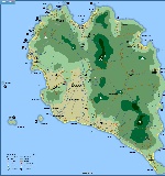 Карта острова Пханган