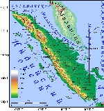 Карта острова Суматра