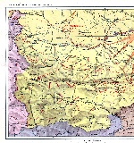 Карта освобождения Болгарии