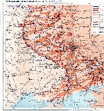 Карта освобождения Левобережной Украины
