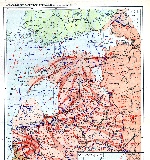 Карта освобождения Прибалтики