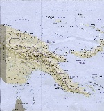 Карта Папуа — Новой Гвинеи