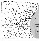 Карта Парамарибо