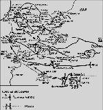 Карта первый этап Калужской наступательной операции