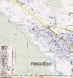 Карта Пикалево