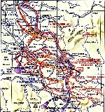 Карта плана Белградской стратегической наступательной операции