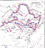Карта планы сторон накануне Маньчжурской стратегической наступательной операции