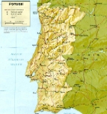 Административная карта Португалии