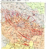 Карта Пражской стратегической наступательной операции