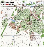 Карта Рославля