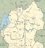 административная Карта руанды