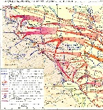 Карта Сандомирско-Силезской наступательной операции