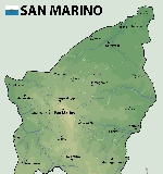 Карта Сан-Марино