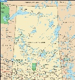 Карта Саскачевана