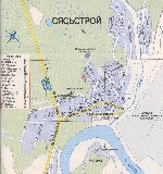 Карта Сясьстроя