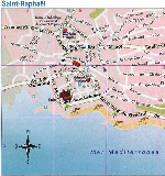 Карта Сен-Рафаэля