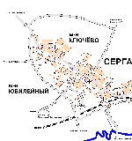 Карта Сергача
