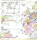 Карта Северо-Африканской десантной операции