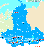Карта Сибирского федерального округа