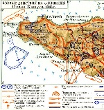 Карта Сицилийской операции