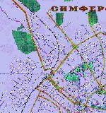 Карта Симферополя