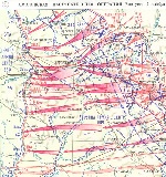 Карта Смоленской стратегической наступательной операции