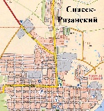 Карта Спасска-Рязанского