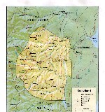 Карта свазиленда