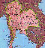 Карта таиланда