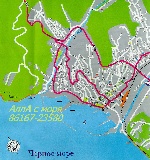 Карта Туапсе