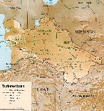 карта туркменистана