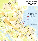 Карта Валдая