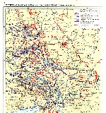 Карта Воронежско-Ворошиловградской стратегической оборонительной операции