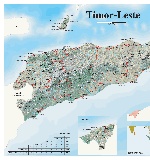 Карта Восточного Тимора