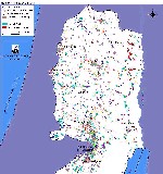 Карта западный берег реки иордана