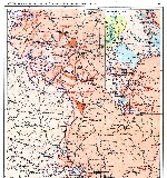 Карта зимней кампании 1941-1942 годов Великой Отечественной войны