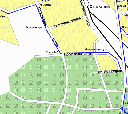 Карта Подольска