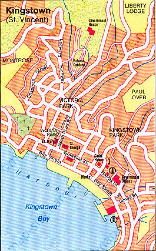 Map of Kingstown