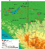 Карта Адыгеи