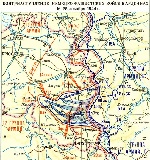 Карта Арденнской операции