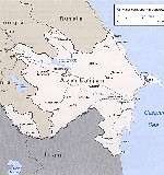 Карта азербайджана на английском языке