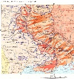Карта битвы за Днепр