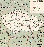 карта чехии