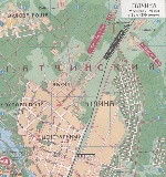 Карта Гатчины