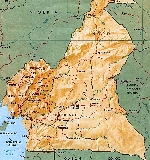 Административная карта Камеруна