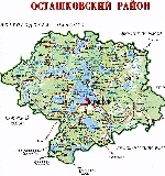 Карта осташковский район