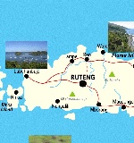 Карта острова Флорес