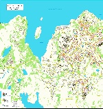 Карта Североморска