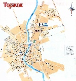 Карта Торжка