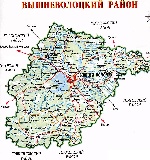 Карта Вышневолоцкого района